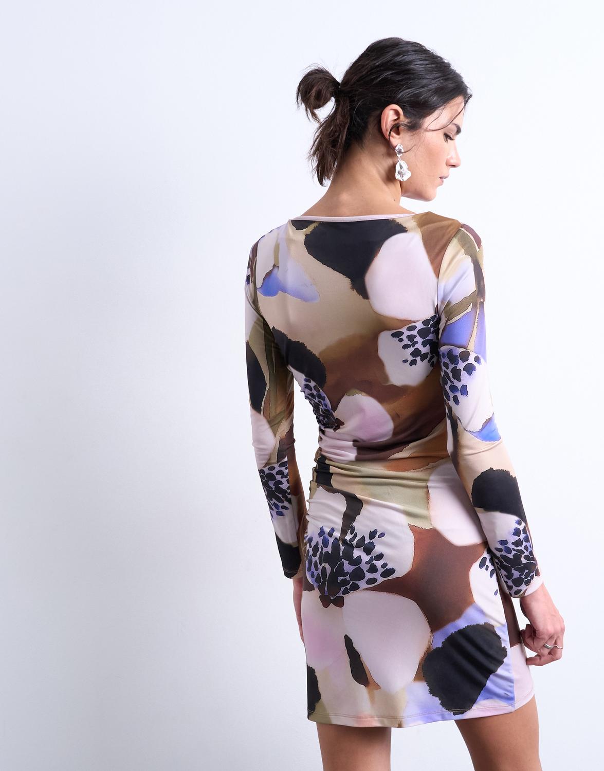 TSELLY PRINTED MINI DRESS